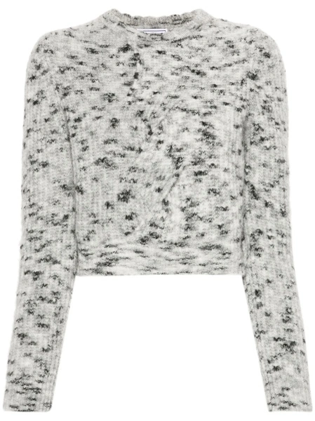 Pulover tricotat MOSCHINO JEANS gri
