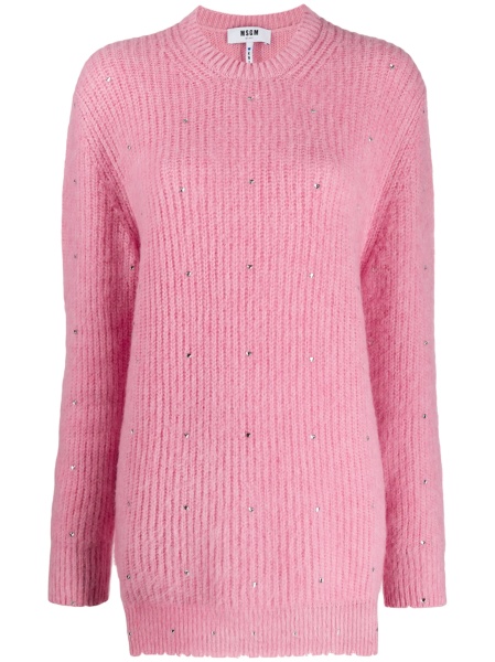Pulover tricotat MSGM roz