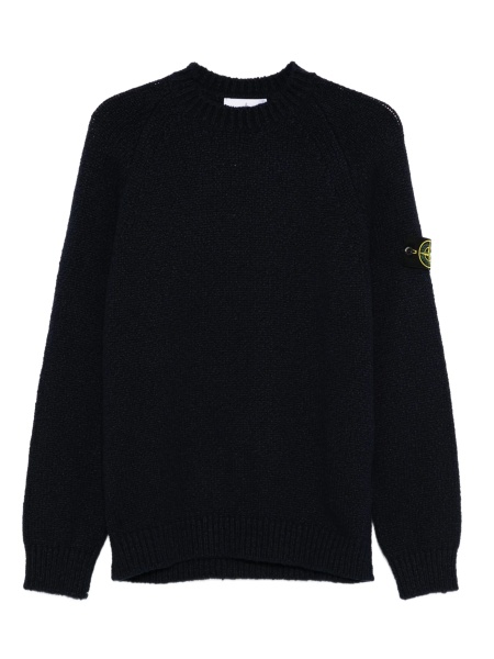 Pulover tricotat Stone Island albastru