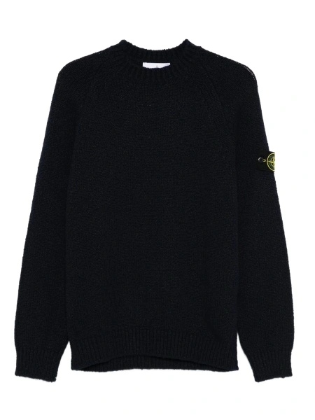 Pulover tricotat Stone Island albastru