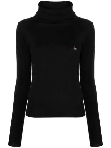 Pulover tricotat Vivienne Westwood negru