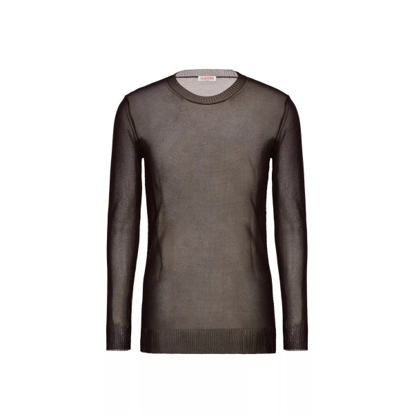 Pulover Valentino Semi-Transparent Sweater