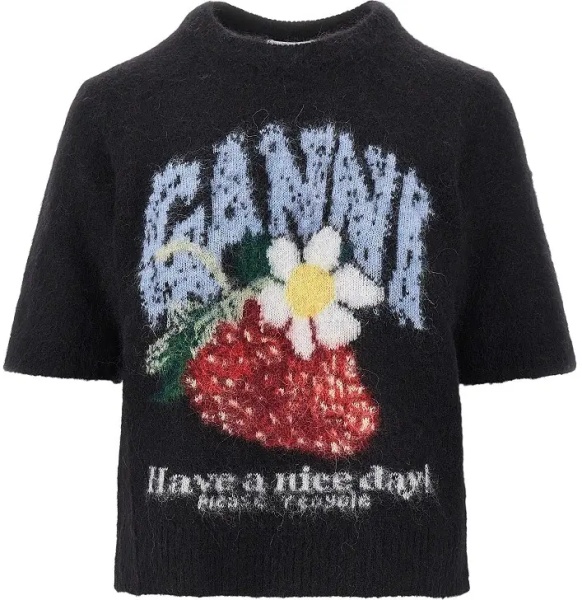 Pulover Wool-blend knitted top