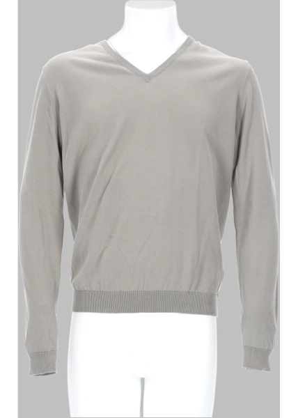 Pulovere Maglia In Cotone Con Scollo A V