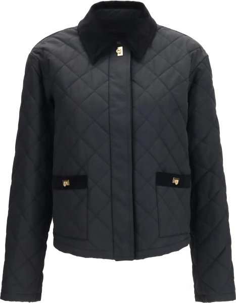 Pulovere Padded Jacket with Gancini buckles