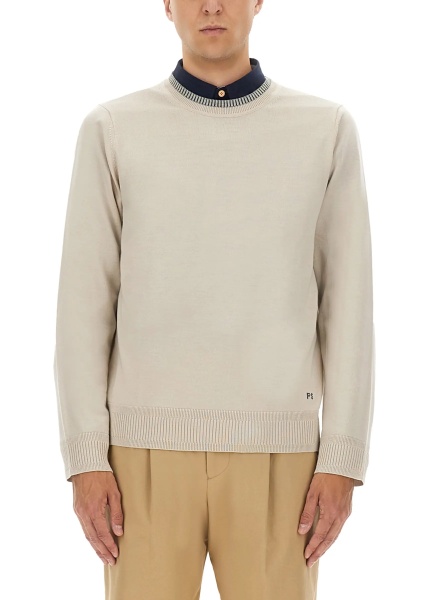 Pulovere Shirt With Embroidered Logo