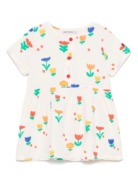 Rochie casual Bobo Choses neutra