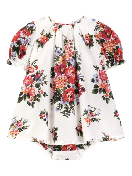 Rochie casual Dolce & Gabbana alba din bumbac