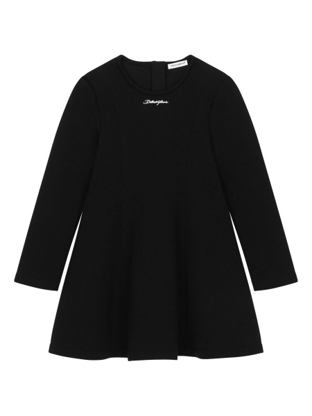 Rochie casual Dolce & Gabbana neagra din bumbac
