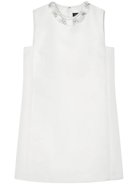 Rochie de ocazie Versace alba din matase si polyester