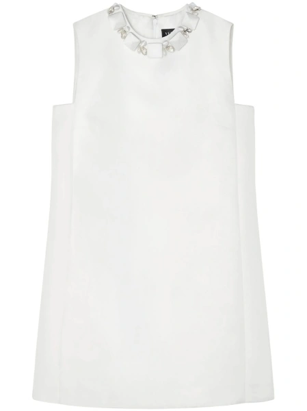 Rochie de ocazie Versace alba din matase si polyester