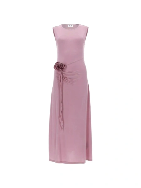 Rochie de zi Baum und Pferdgarten roz