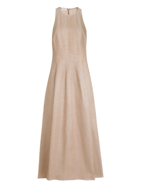 Rochie de zi Brunello Cucinelli neutra