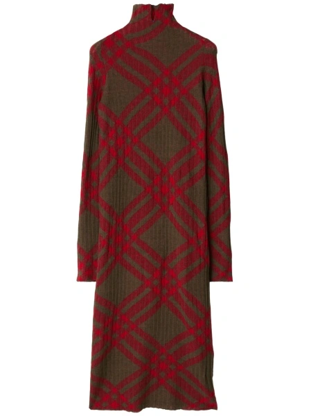 Rochie de zi Burberry verde