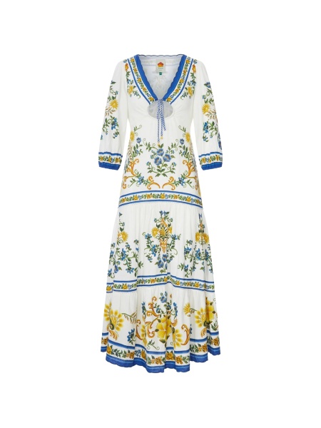 Rochie de zi FARM RIO alba