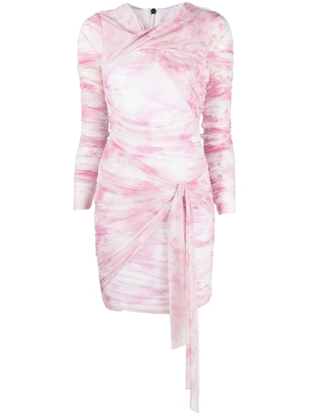 Rochie de zi MSGM roz din elastan