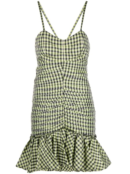 Rochie de zi Philosophy galbena din poliamida si vascoza