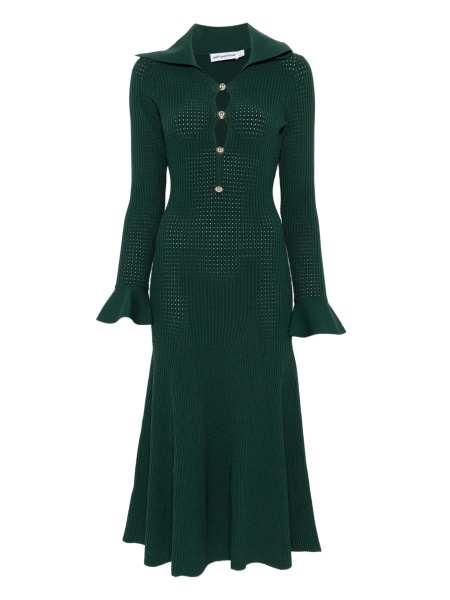 Rochie de zi Self-Portrait verde
