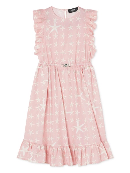 Rochie eleganta Versace roz din bumbac