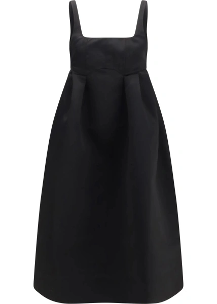 Rochie Ganni neagra din satin