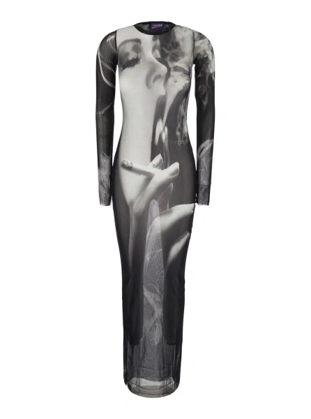 Rochie lunga Jean Paul Gaultier neagra