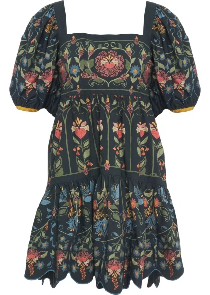 Rochii Mini dress with floral pattern