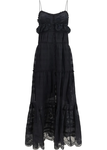 Rochii Paule long ruffled Dress
