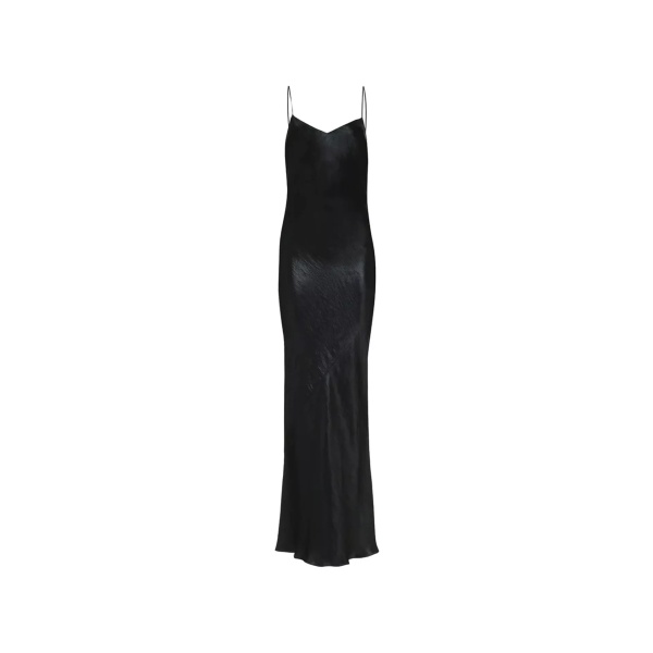Rochii Saint Laurent Satin Long Dress
