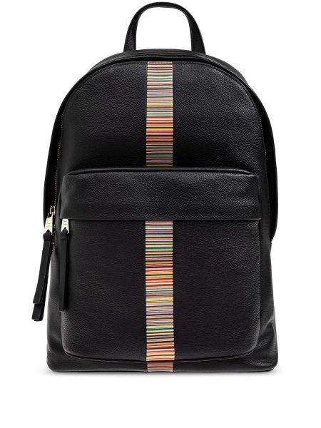 Rucsac Paul Smith negru din piele