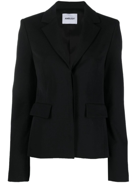 Sacou AMBUSH negru din polyester si lana