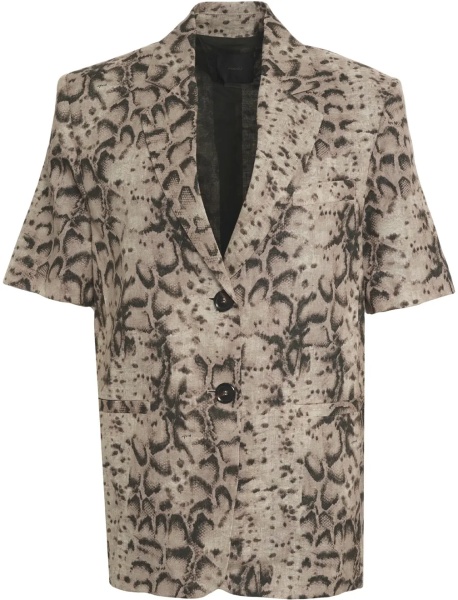 Sacou Blazer with phyton print