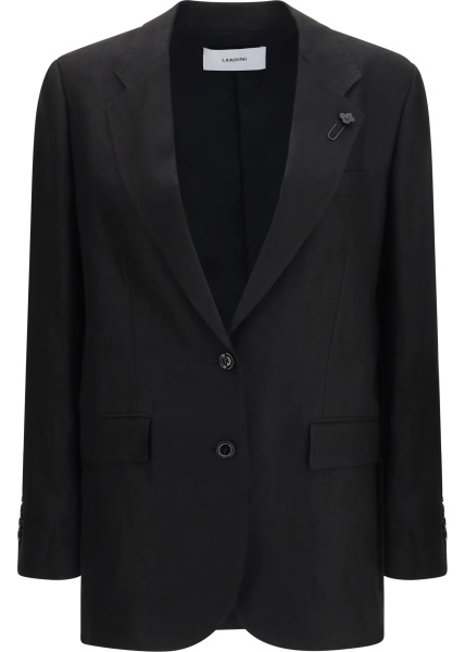 Sacou Double-breasted linen Blazer