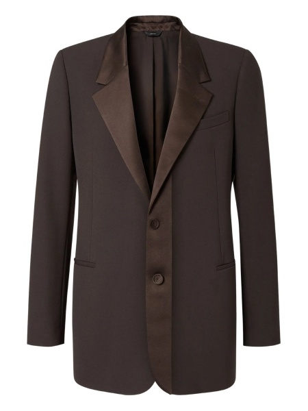 Sacou elegant Fendi maro din lana si polyester