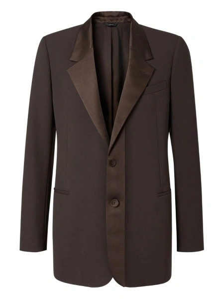 Sacou elegant Fendi maro din lana si polyester