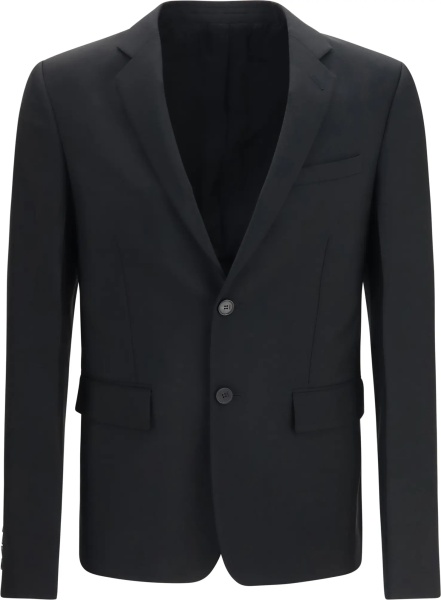 Sacou Single-breasted kid mohair Blazer