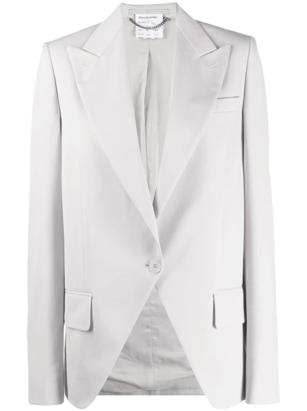 Sacou Stella McCartney gri din bumbac