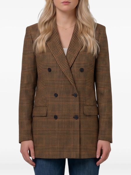 Sacou Tagliatore maro din casmir si lana
