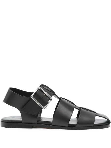 Sandale AEYDE negre din piele