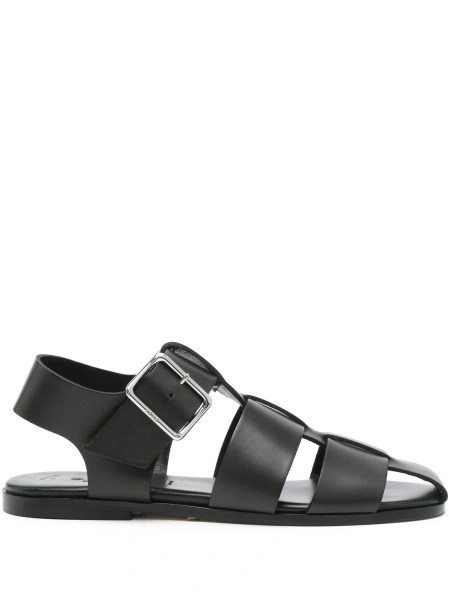 Sandale AEYDE negre din piele