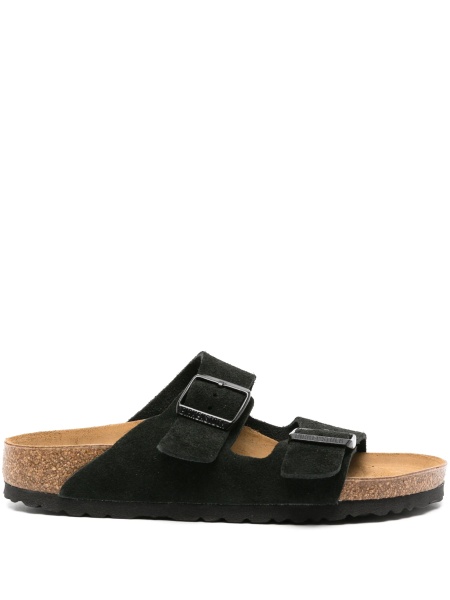 Sandale Birkenstock negre din piele