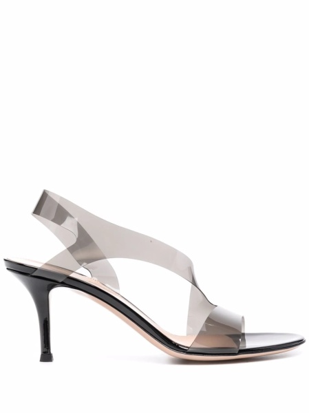 Sandale Gianvito Rossi gri din pvc