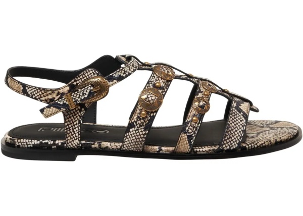 Sandale Sandals with python-effect