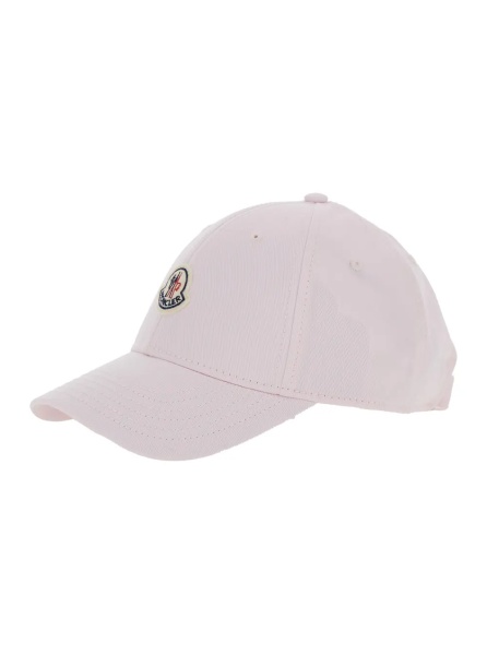 Sapca Women's Pink Cotton 'Cap' Baseball Hat with Front Logo Patch