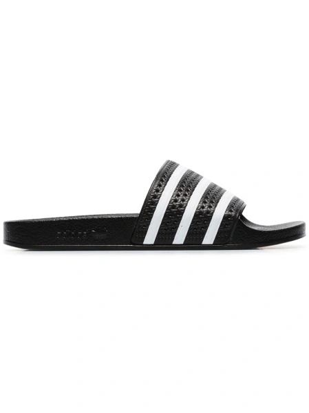 Slapi adidas Originals negri din cauciuc