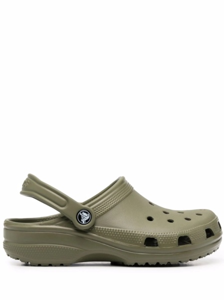Slapi Crocs verzi din pvc