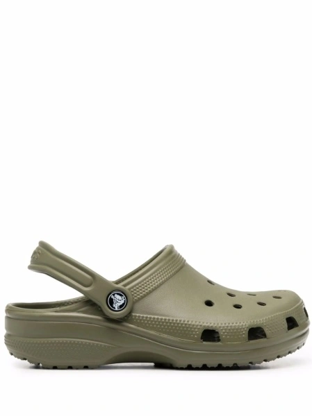 Slapi Crocs verzi din pvc
