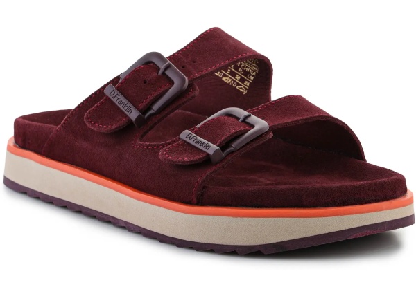 Slapi Nordic Sandal Buckle Burgundy