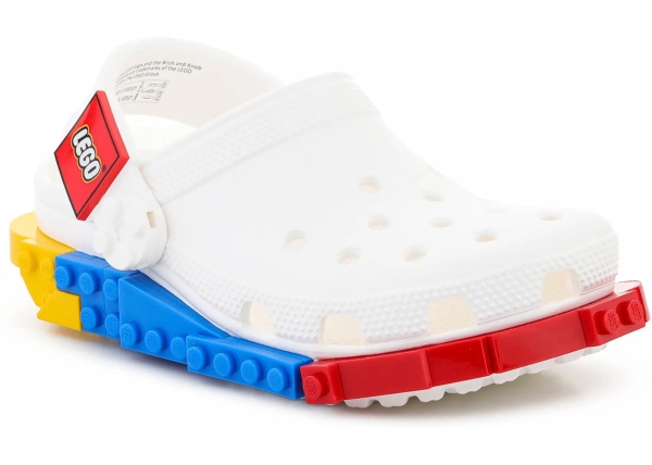 Slapi X LEGO 4LW SYSTEM CLOG WHITE