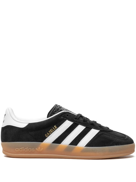 Sneakers adidas Originals negri din piele intoarsa
