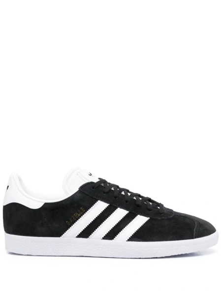 Sneakers adidas Originals negri din piele intoarsa
